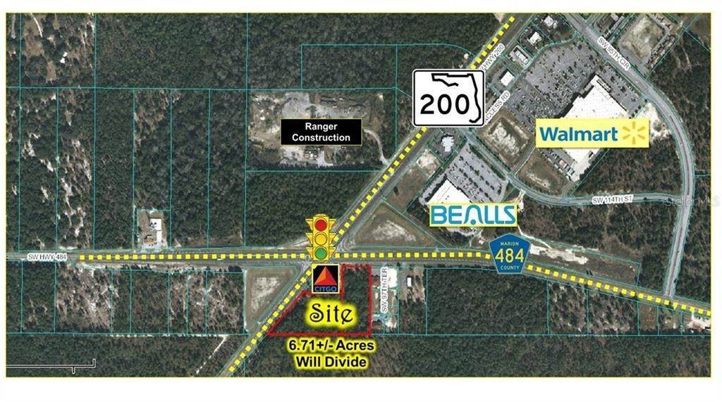 Land for Sale at SW HWY 200 / COLLEGE Road Ocala, Florida 34481 United States
