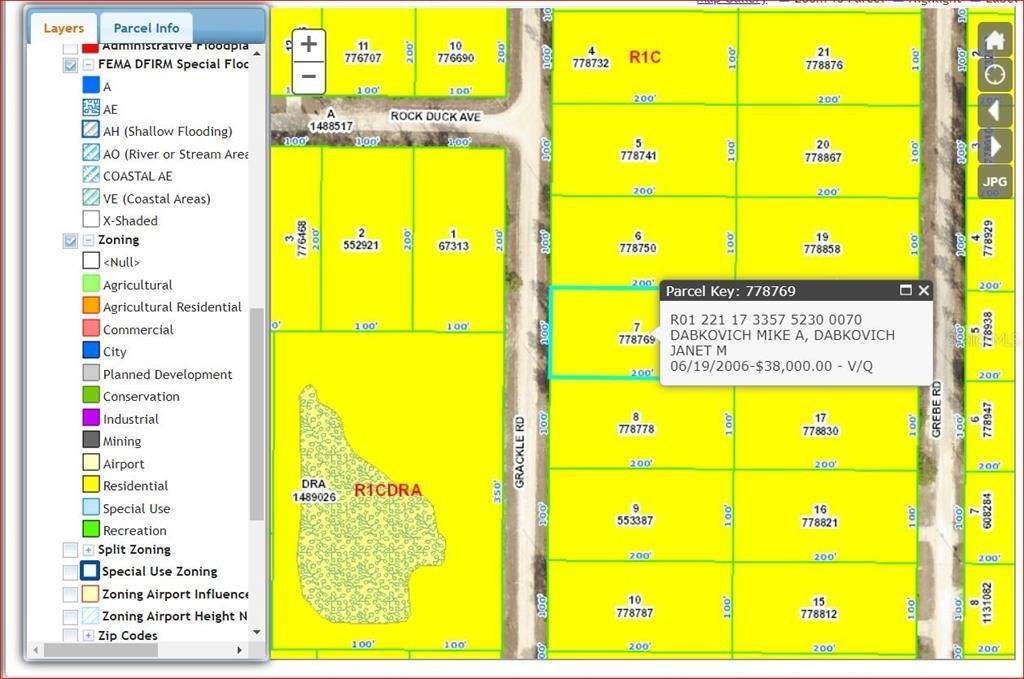6. Land for Sale at 7 GRACKLE ROAD Weeki Wachee, Florida 34614 United States