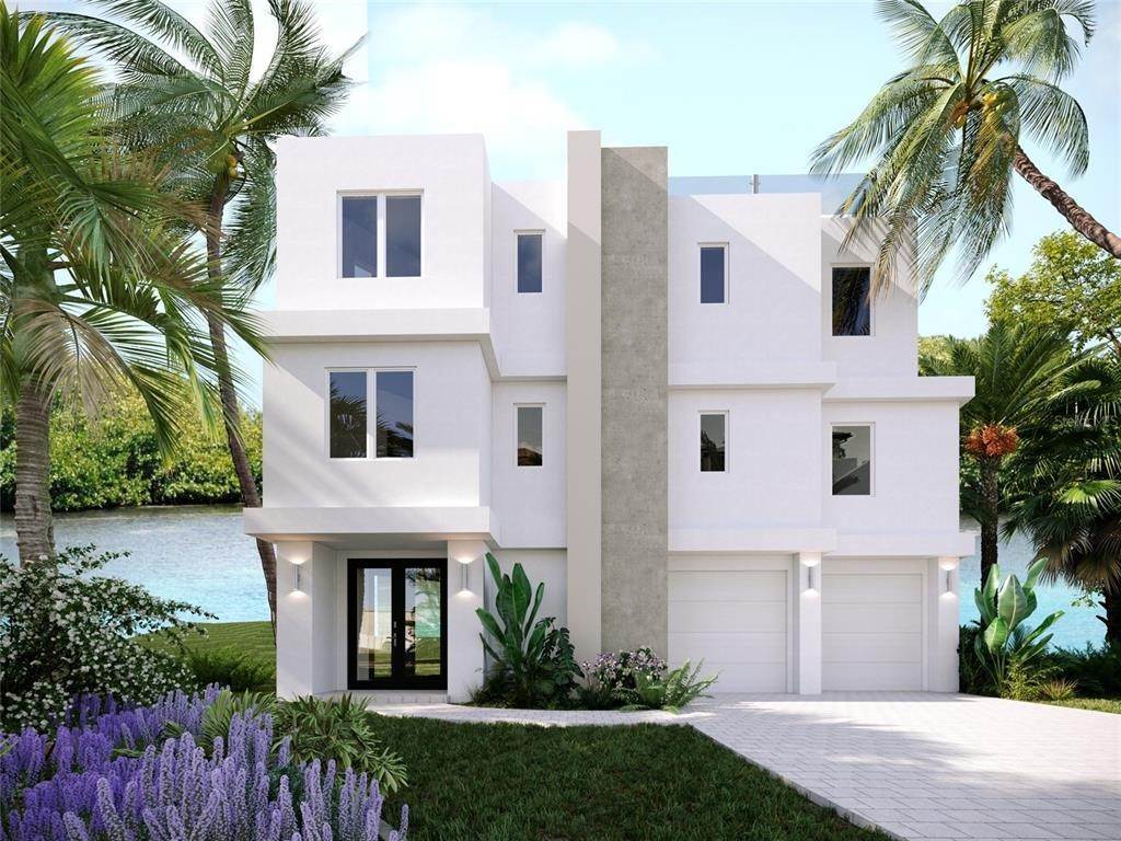 Single Family Homes 为 销售 在 1400 TANGIER WAY 萨拉索塔, 佛罗里达州 34239 美国