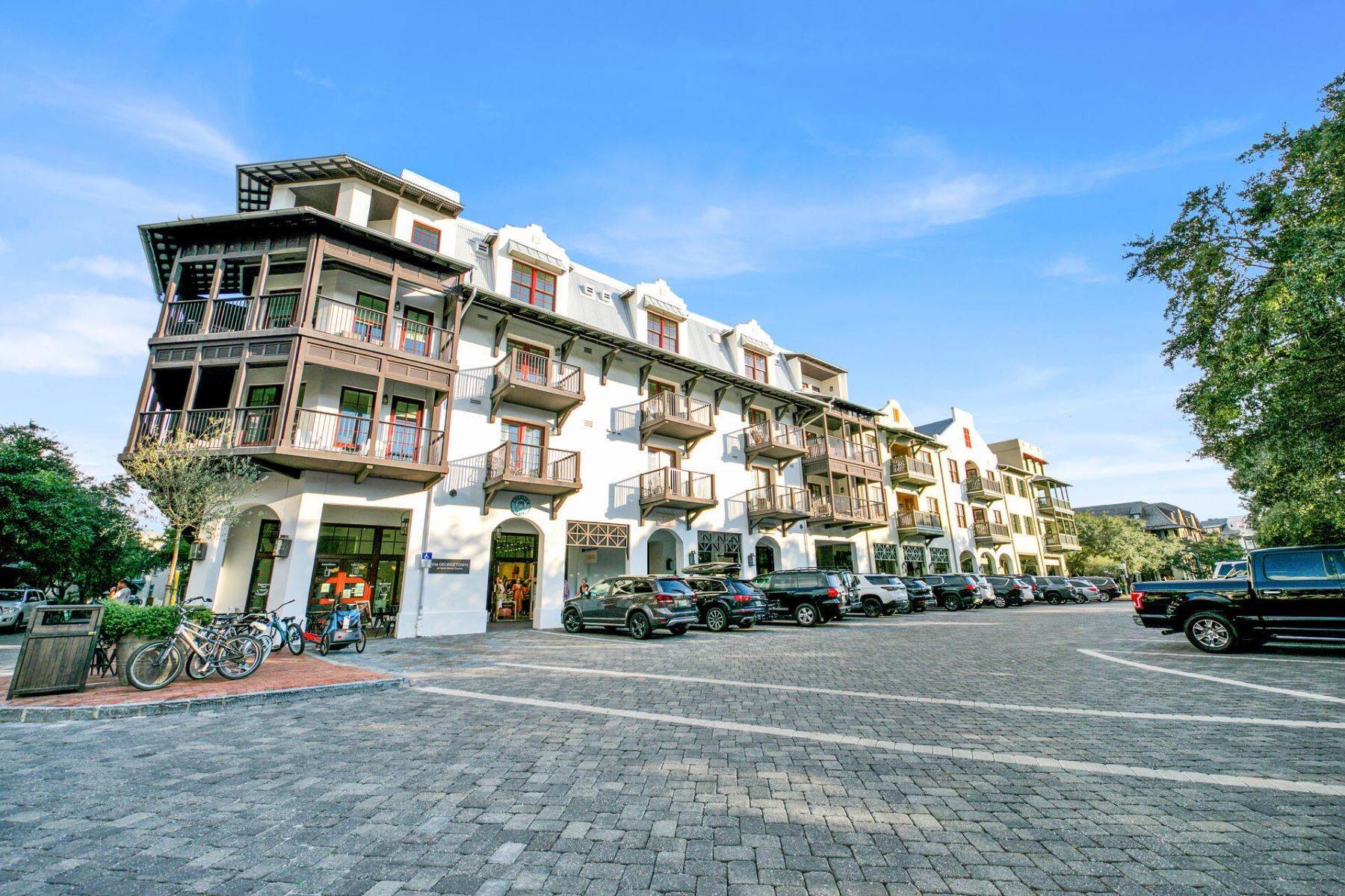 Condominiums for Sale at Pristine Condo With Balconies Overlooking Vibrant Town Square 46 North Barrett Square, 303 Rosemary Beach, Florida 32461 United States